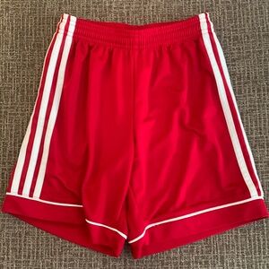 Soccer shorts- logo is in back